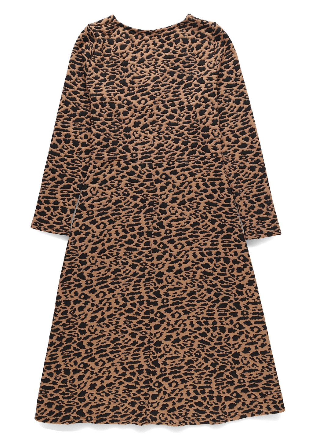 Коричневое кэжуал платье а-силуэт Wallis леопардовый