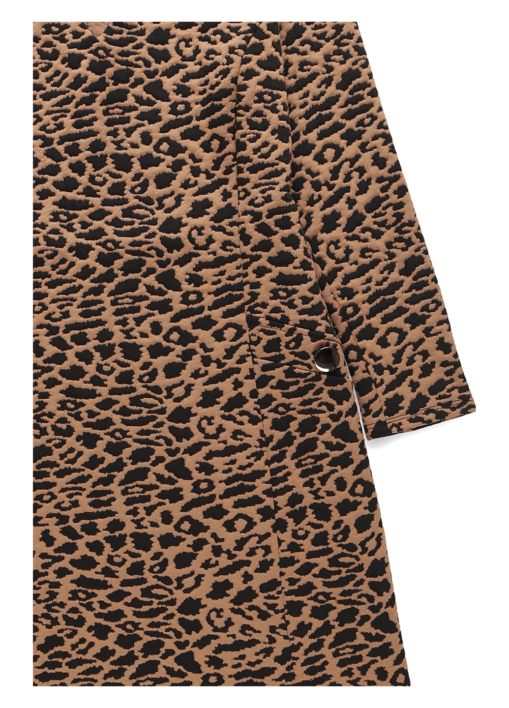 Коричневое кэжуал платье а-силуэт Wallis леопардовый