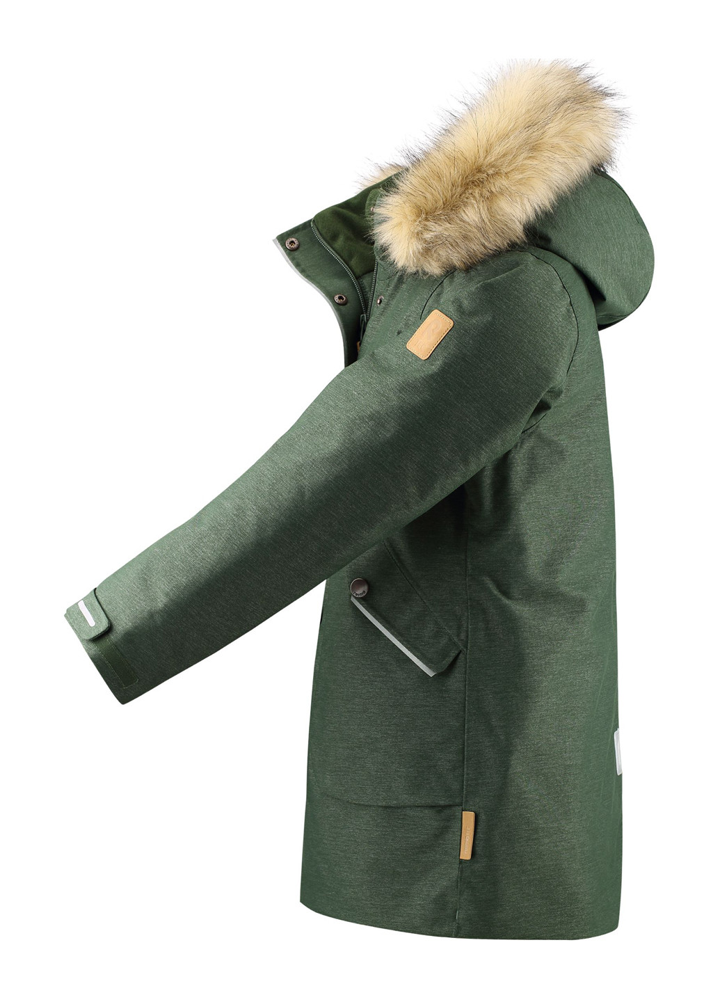 Темно-зеленая зимняя куртка Reima Reimatec Inari