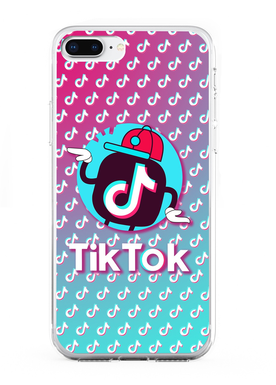 Чохол силіконовий Apple Iphone 7 plus ТікТок (TikTok) (17364-1712) MobiPrint (219556203)