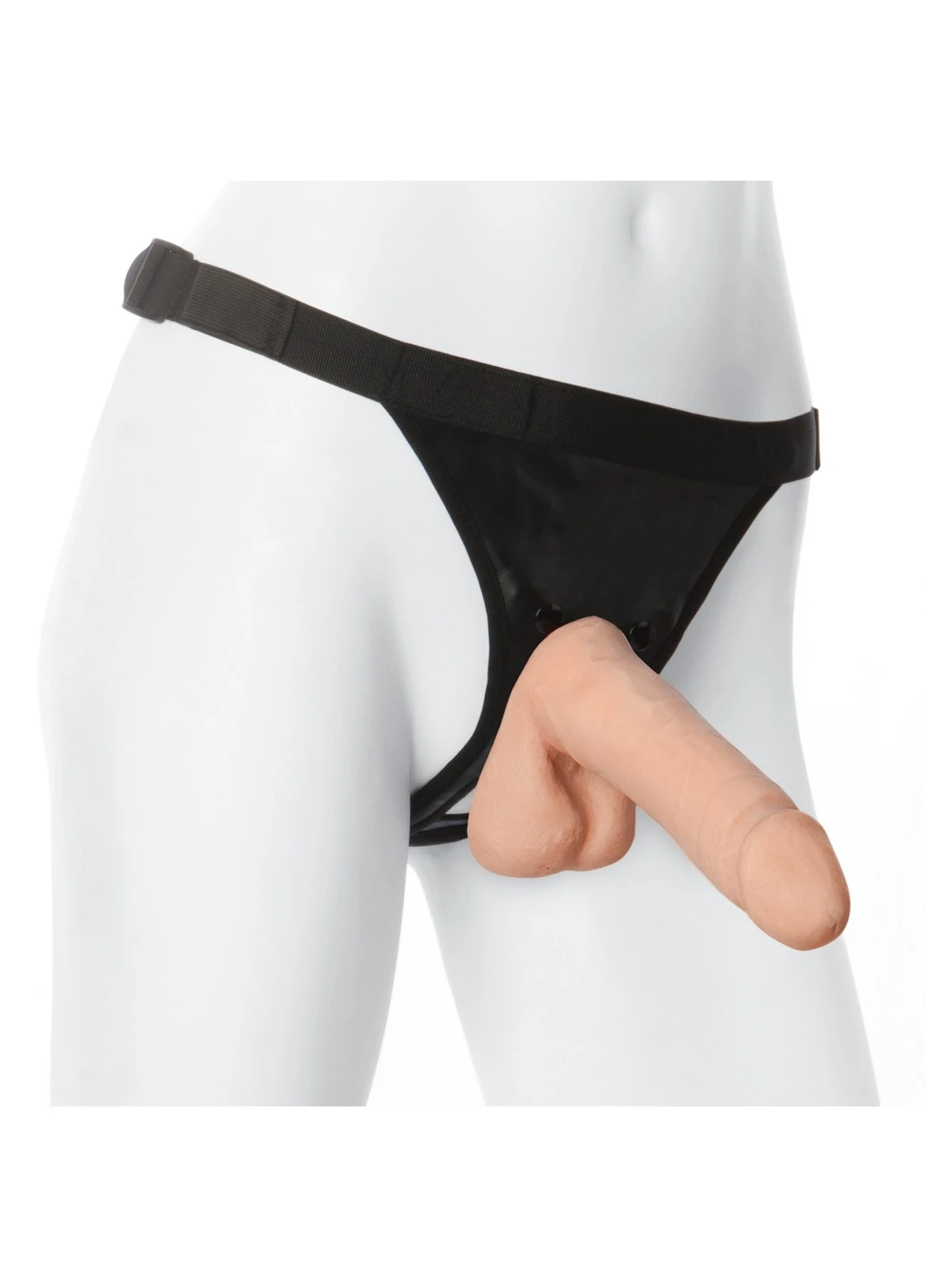 Трусики со страпоном Vac-U-Lock 7 Inch ULTRASKYN Ultra Harness, диаметр 4,3см Doc Johnson (254953869)