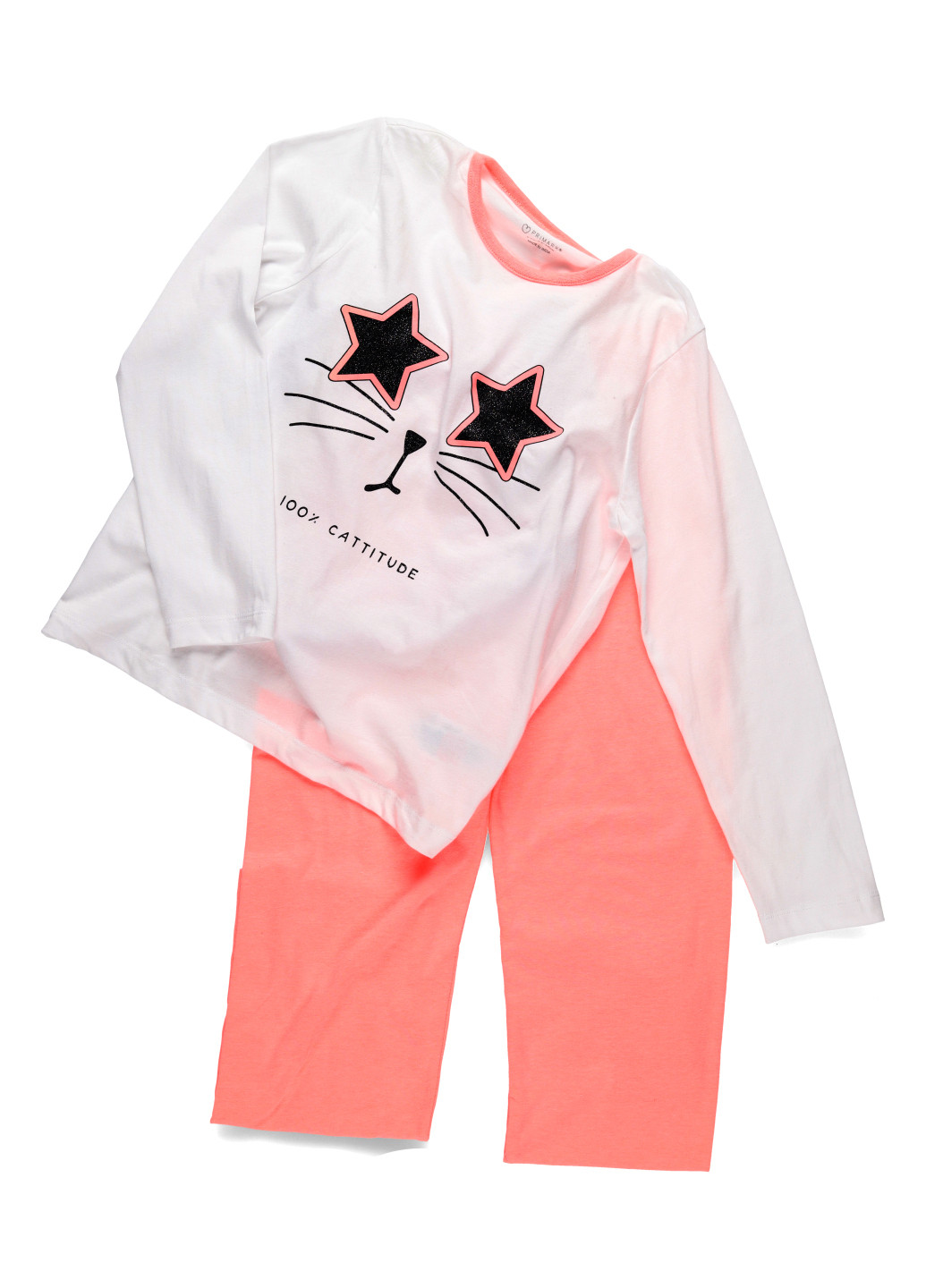 Комбинированная всесезон пижама (2 лонгслива, 2 брюк) лонгслив + брюки Primark