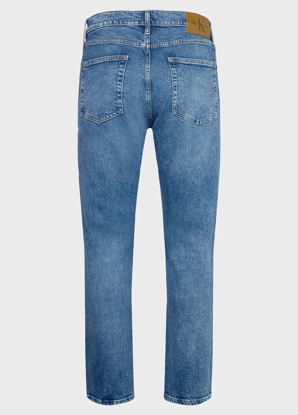 Синие демисезонные прямые джинсы Calvin Klein Jeans