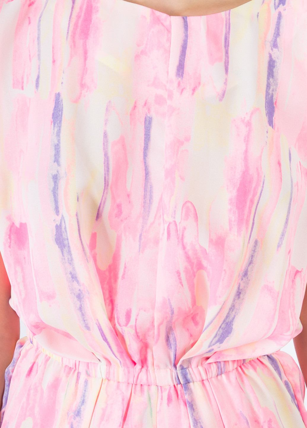 Розовое кэжуал платье Sally & Circle с абстрактным узором