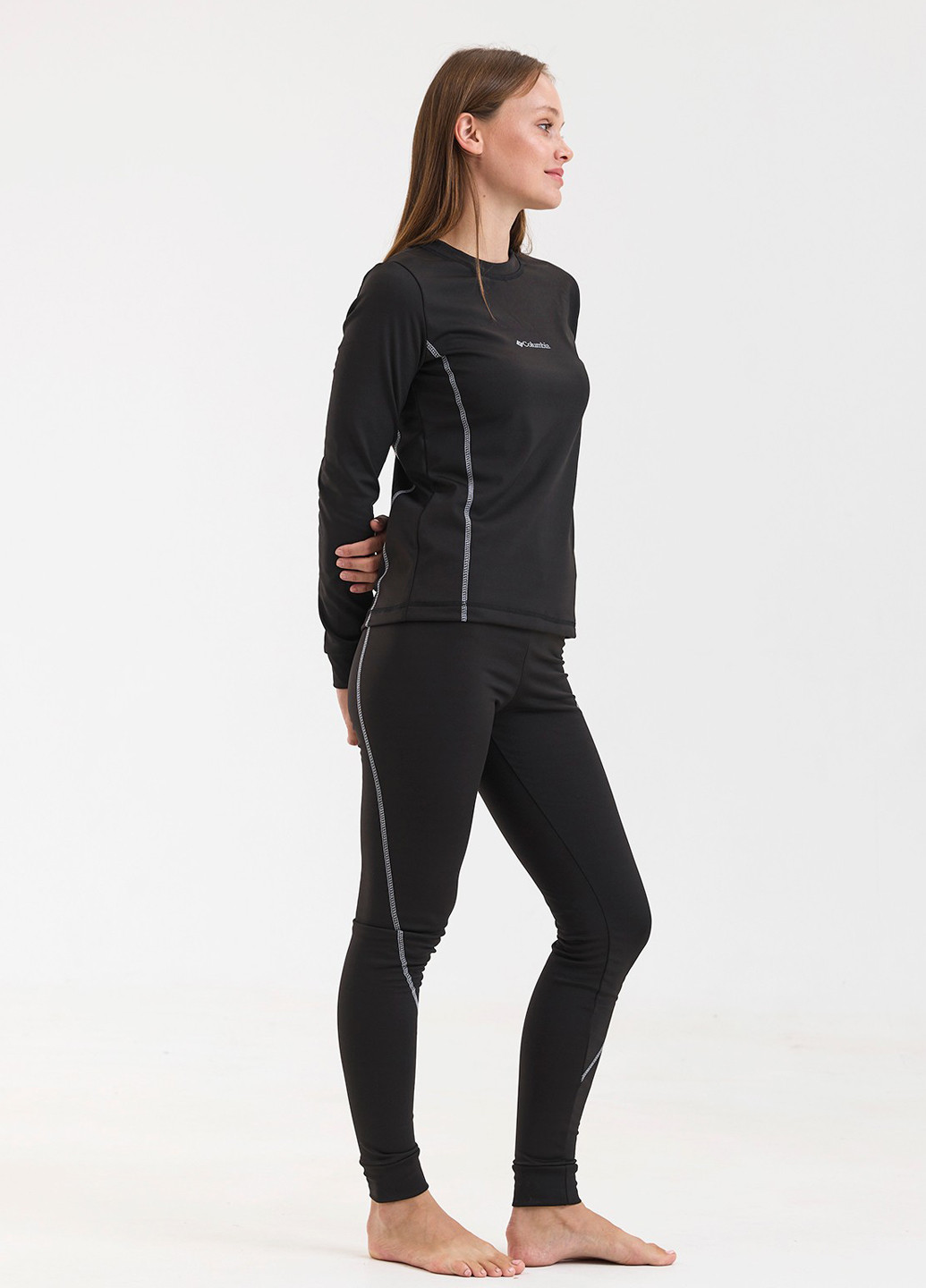 Термобелье женское зимнее комплект тёплой одежды для активного отдыха спорта прогулок и термоноски Columbia (268126345)