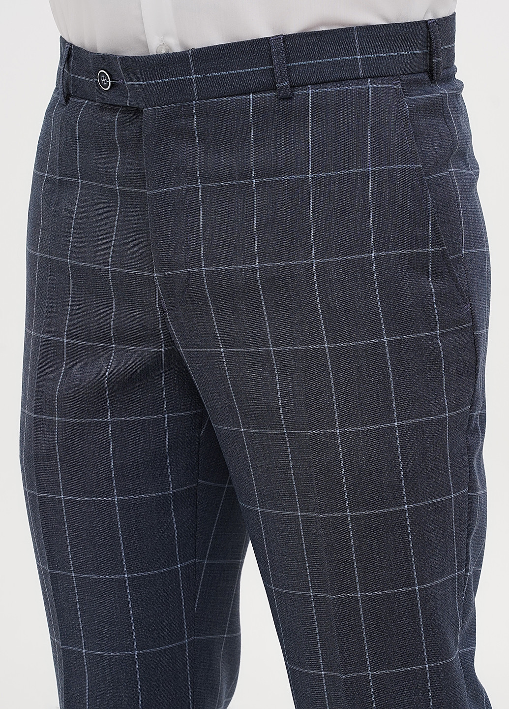 Серо-синий демисезонный костюм (пиджак, брюки) брючный Federico Cavallini