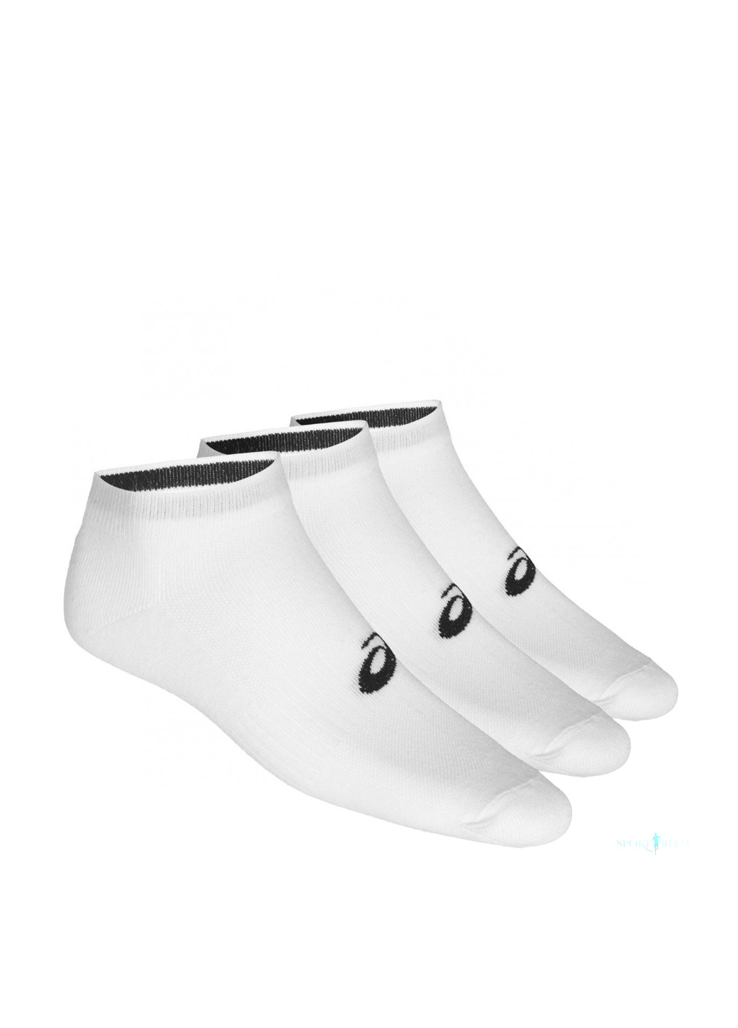 Носки (3 пары) Asics логотипы белые спортивные