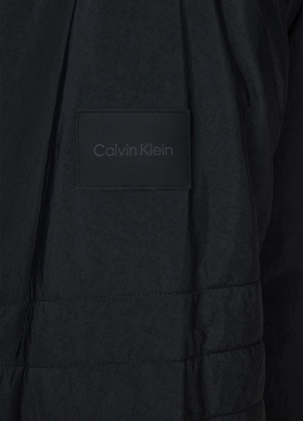 Черная демисезонная куртка Calvin Klein