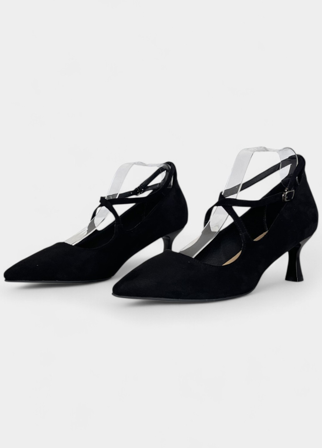 Aiformaria Туфлі т-страп чорний з натуральний велюр, китай — демісезон (361679654)