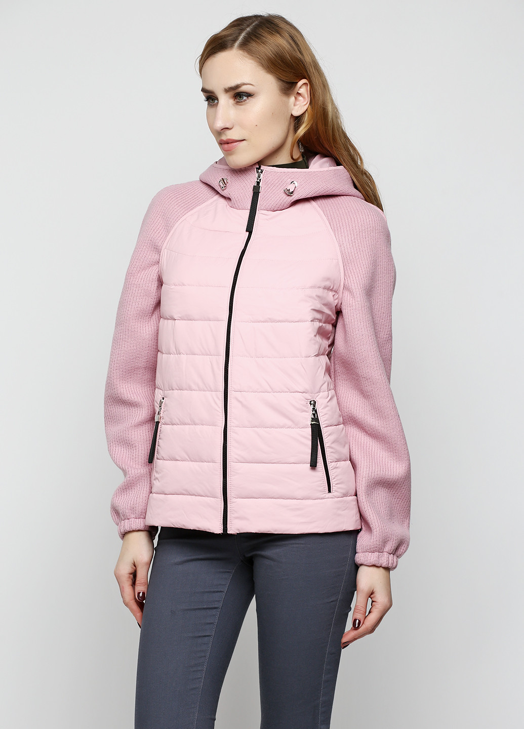 Светло-розовая демисезонная куртка Origa