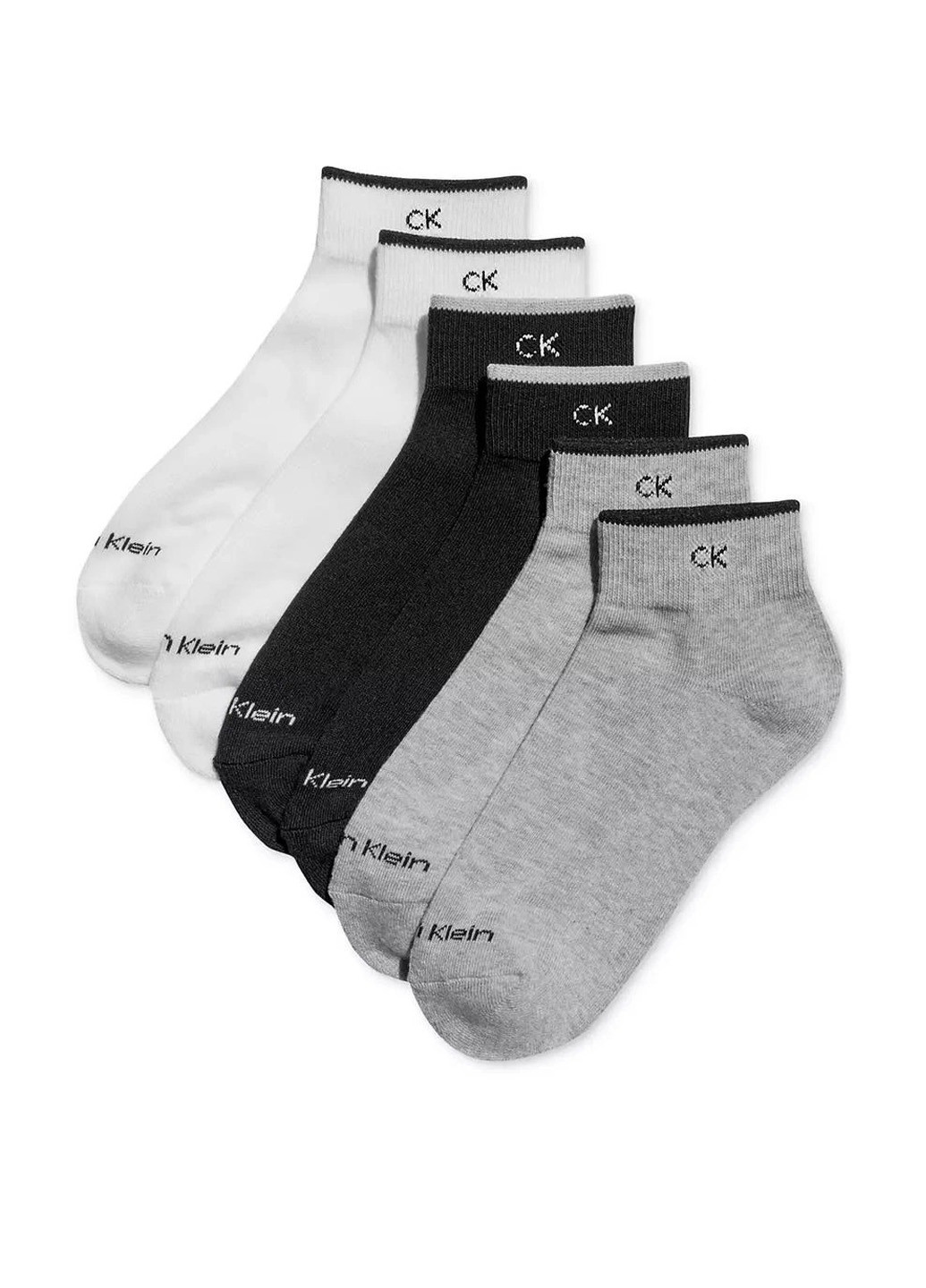 Комбіновані шкарпетки (6 пар) Calvin Klein логотипи (314714781)
