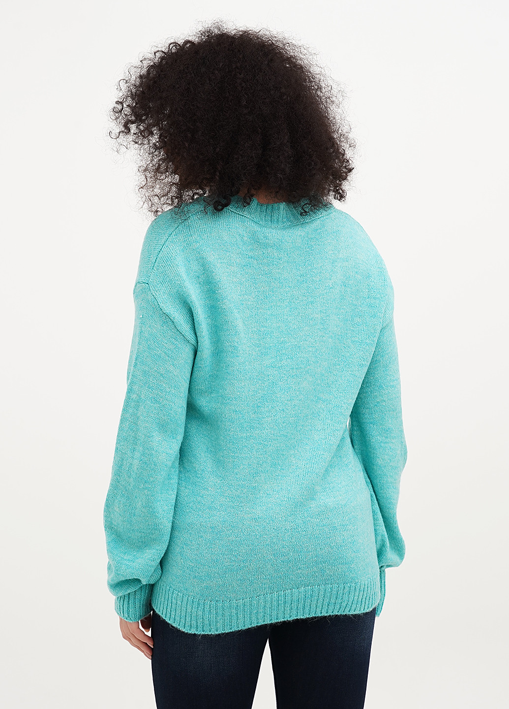 Мятный демисезонный пуловер пуловер Vicolo