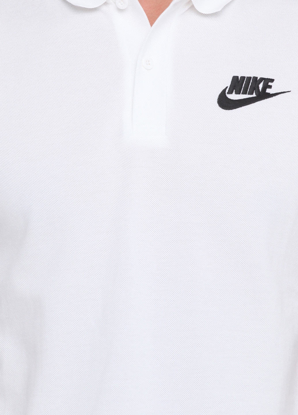 Белая футболка-поло для мужчин Nike с логотипом