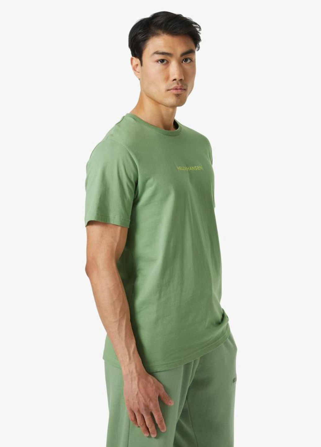 Зелена футболка 53936-406 Helly Hansen CORE GRAPHIC T