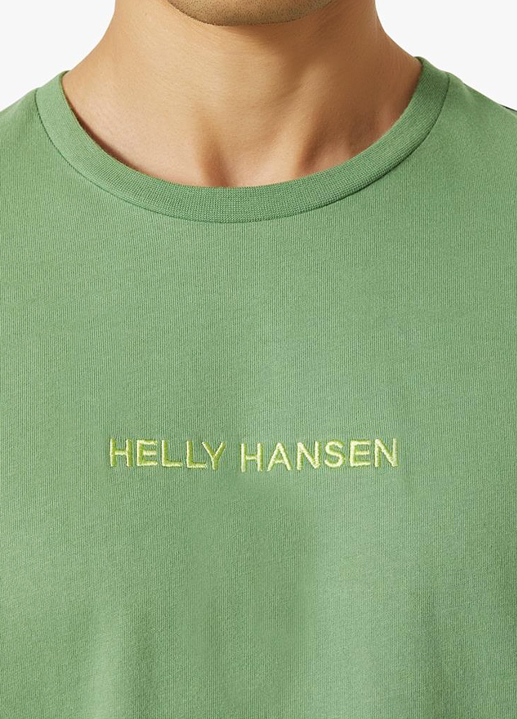Зелена футболка 53936-406 Helly Hansen CORE GRAPHIC T