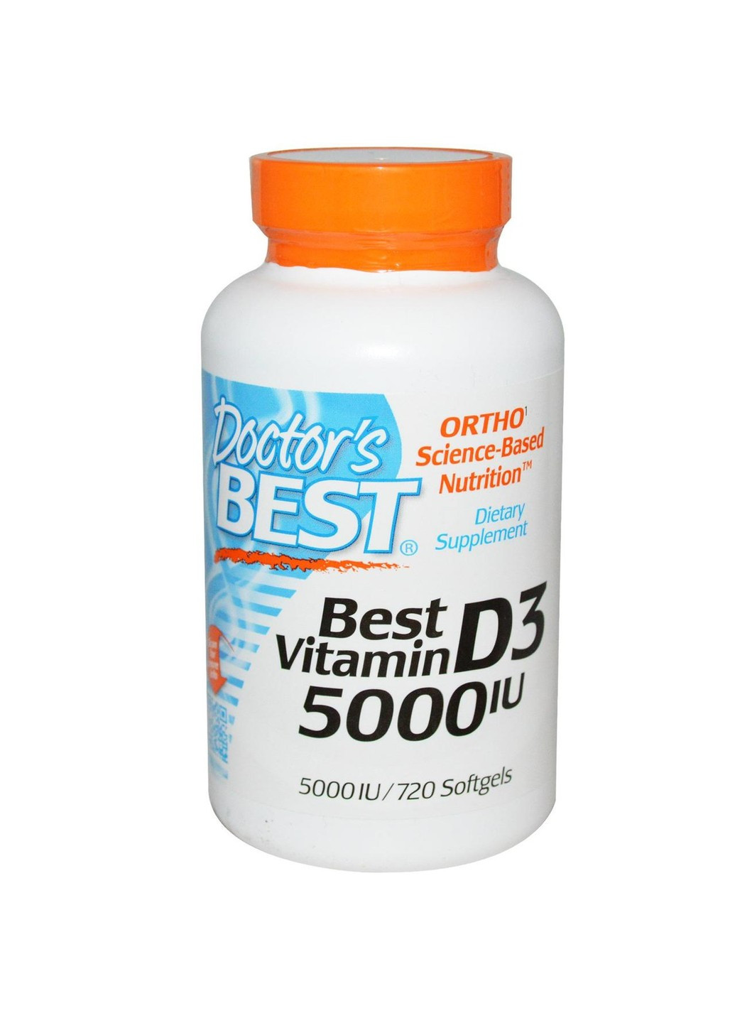 Витамин д3 Vitamin D3 1000 IU 180 капсул Doctor's Best (255407604)