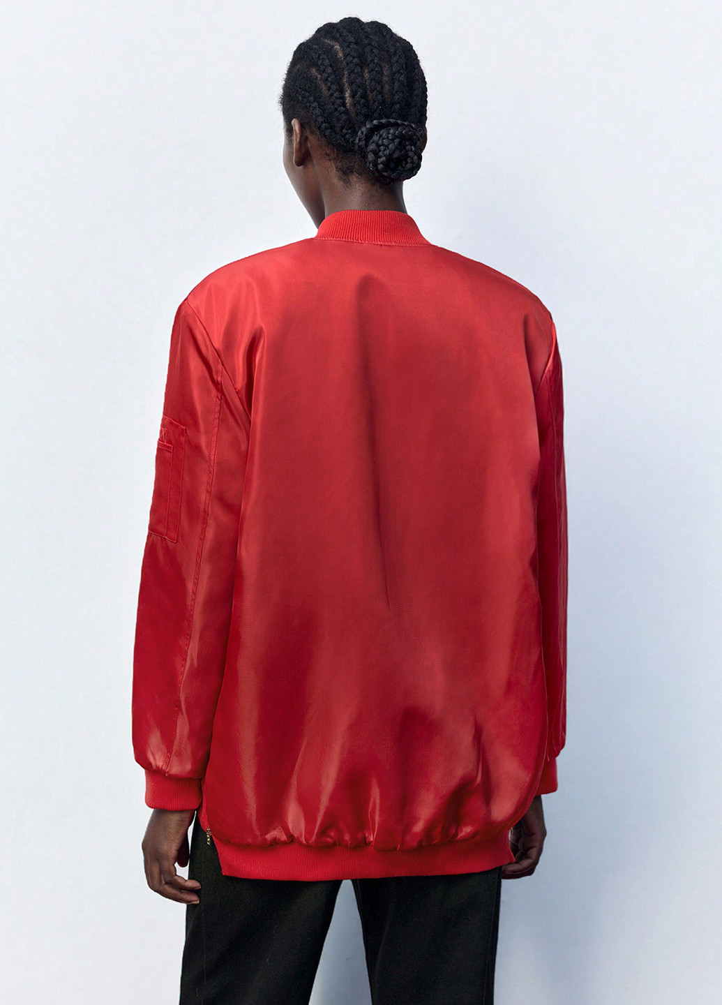 Бомбер SHEIN на молнии (332811146)