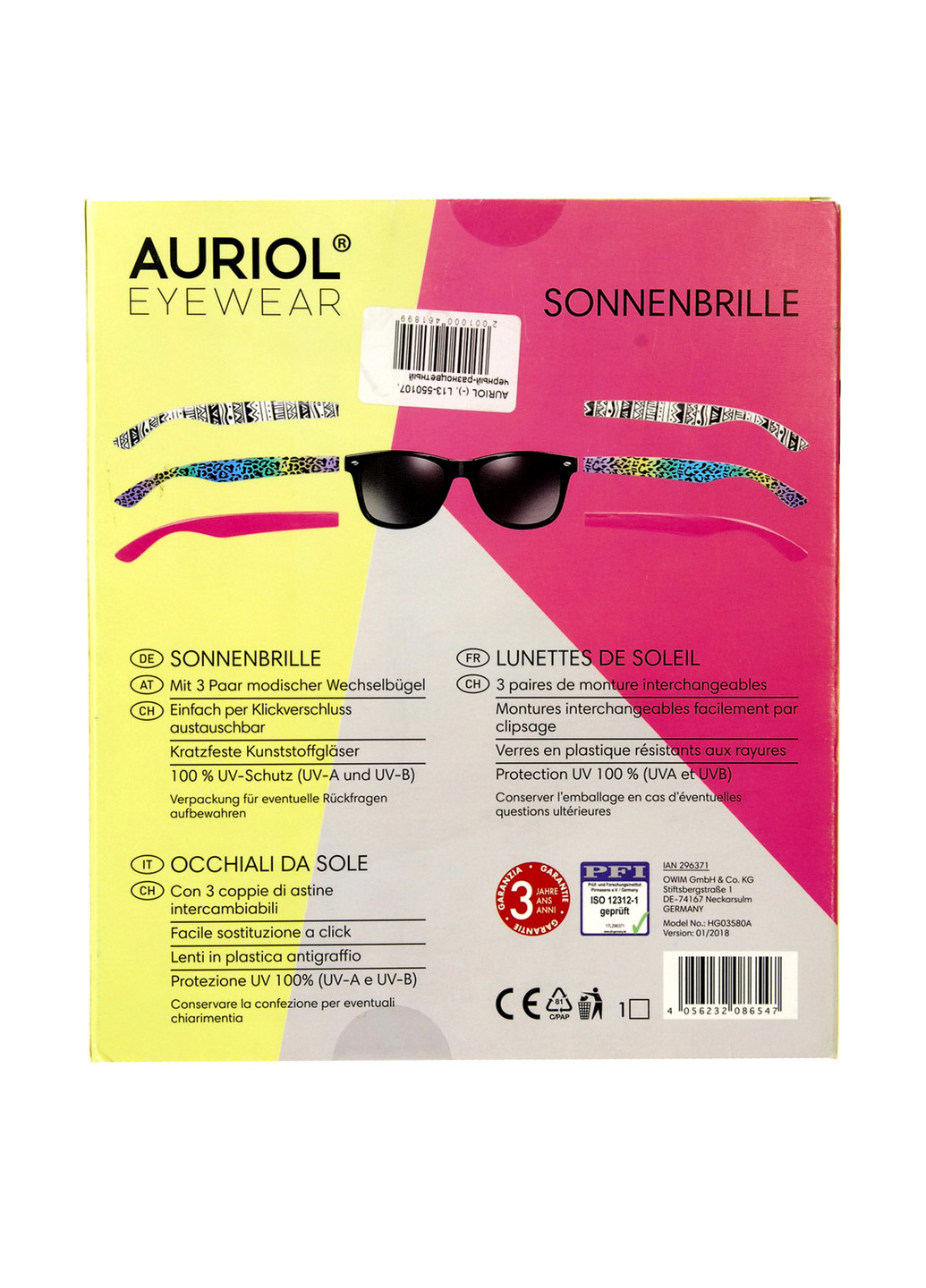 Сонцезахисні окуляри Auriol (194946678)