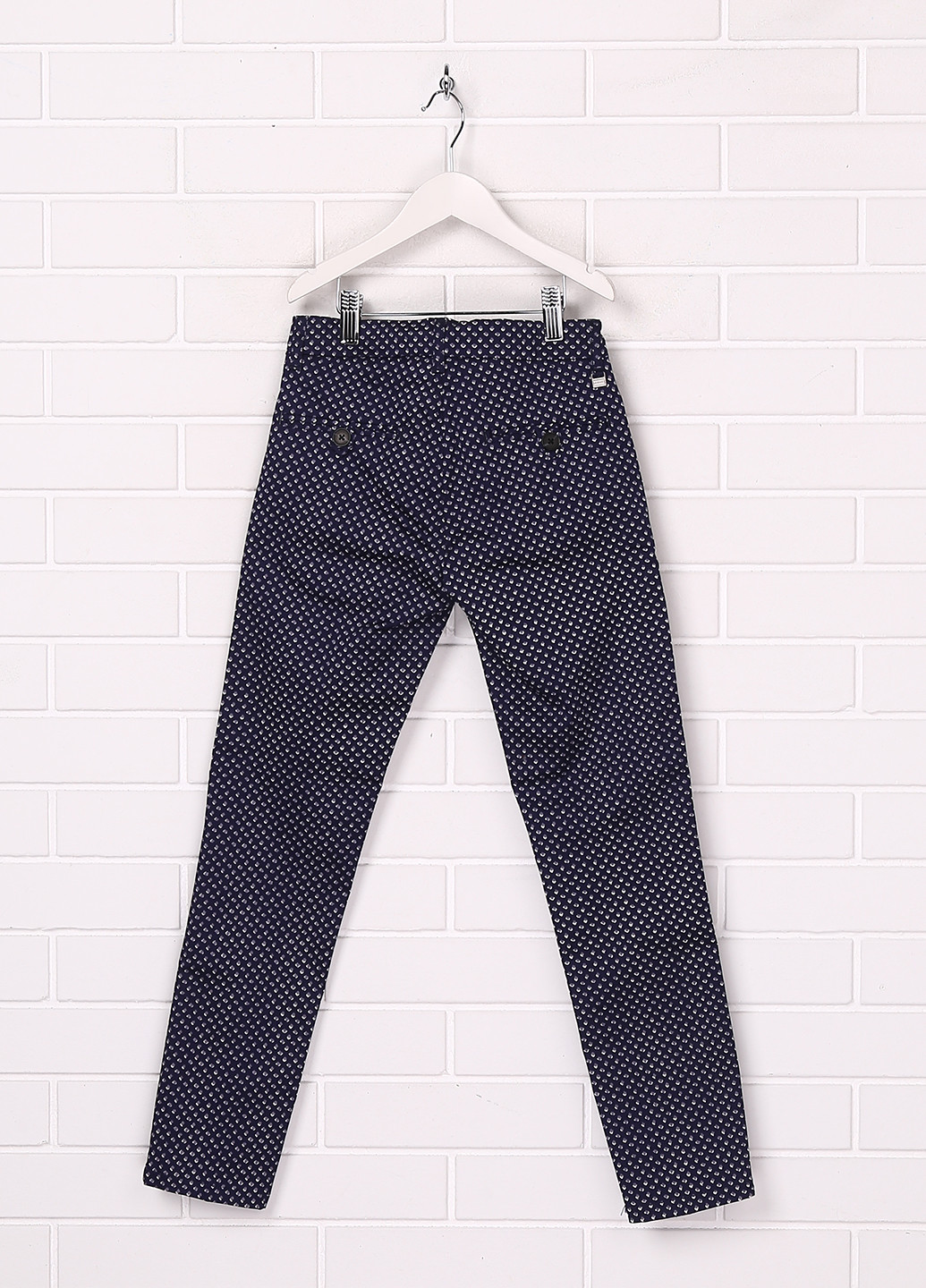 Синие кэжуал демисезонные зауженные брюки Antony Morato
