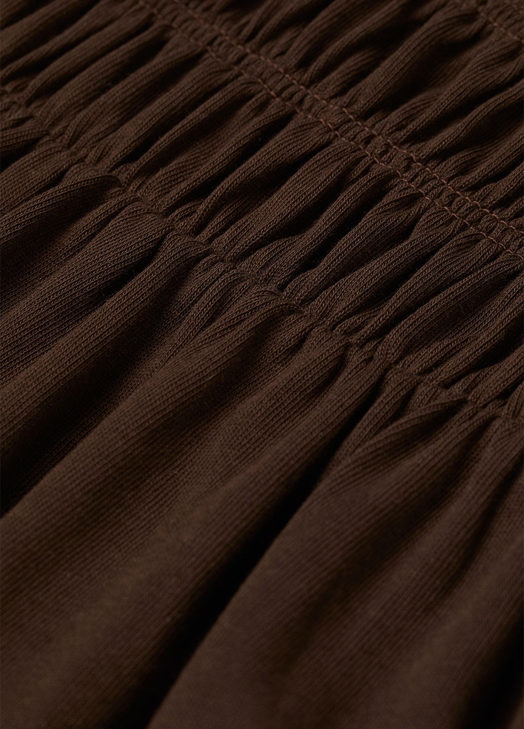 Темно-коричнева кежуал сукня H&M однотонна