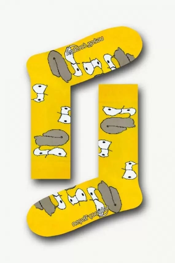 Подарочный набор 5 пар носков в коробке Simpsons Family box LOMM (251328797)