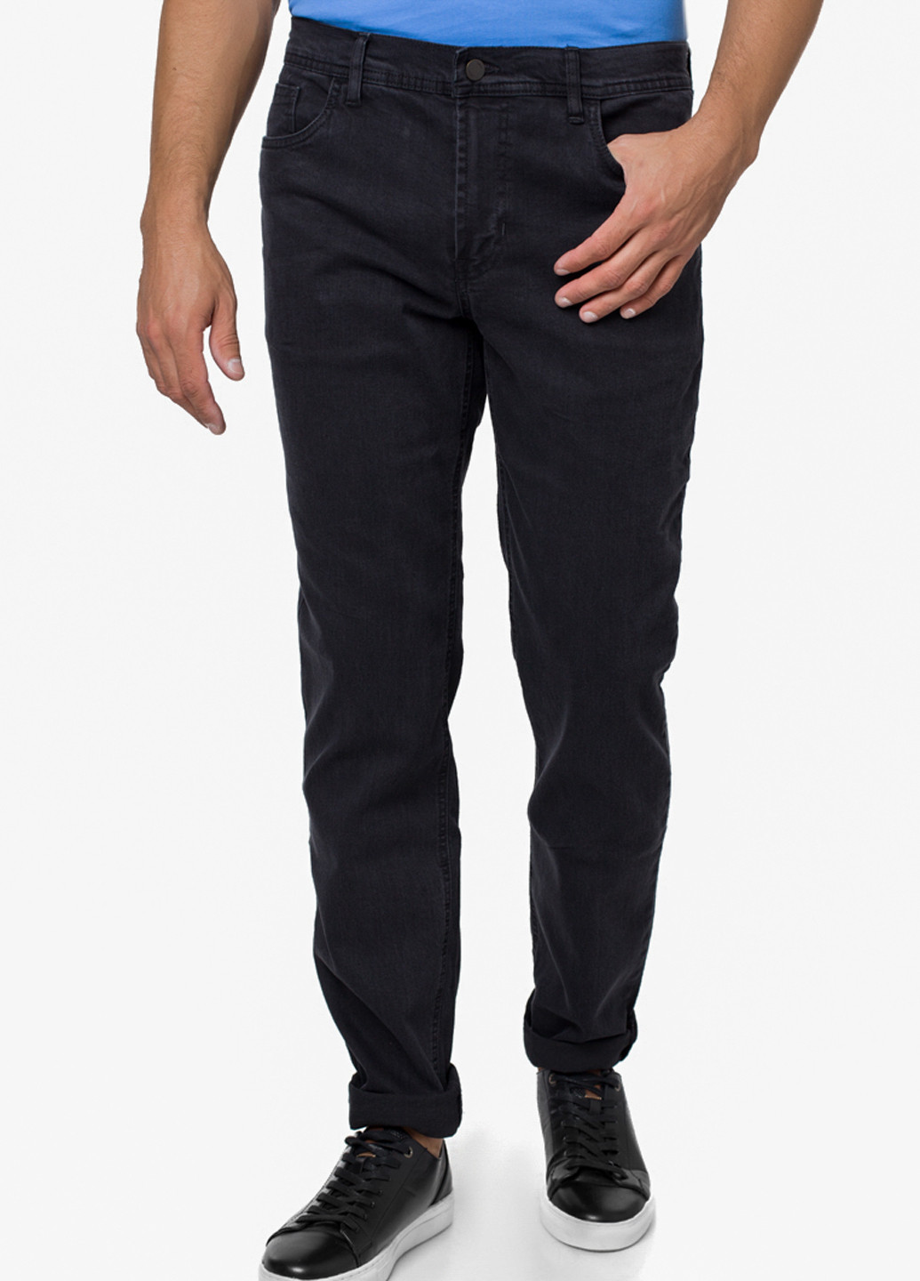 Черные демисезонные прямые джинсы Arber