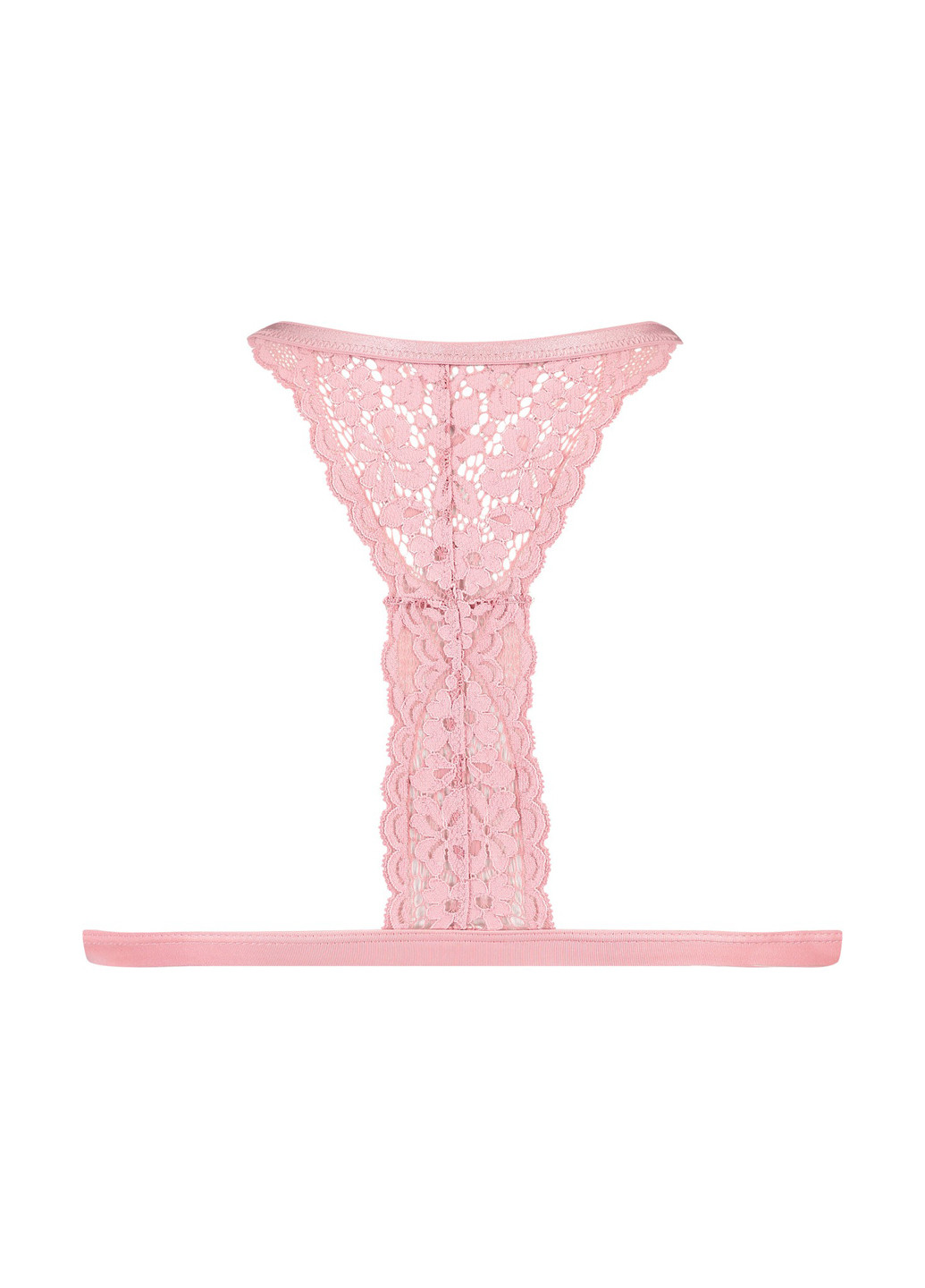 Светло-розовый бралетт бюстгальтер Hunkemoller без косточек полиамид, кружево