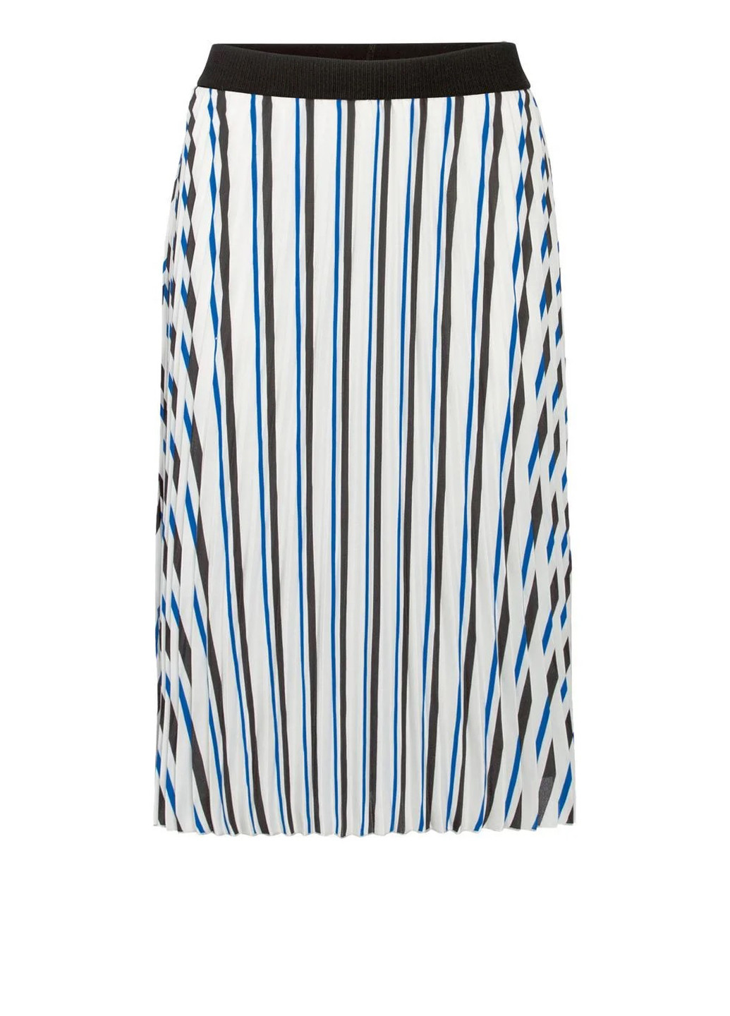 Белая кэжуал в полоску юбка Esmara плиссе