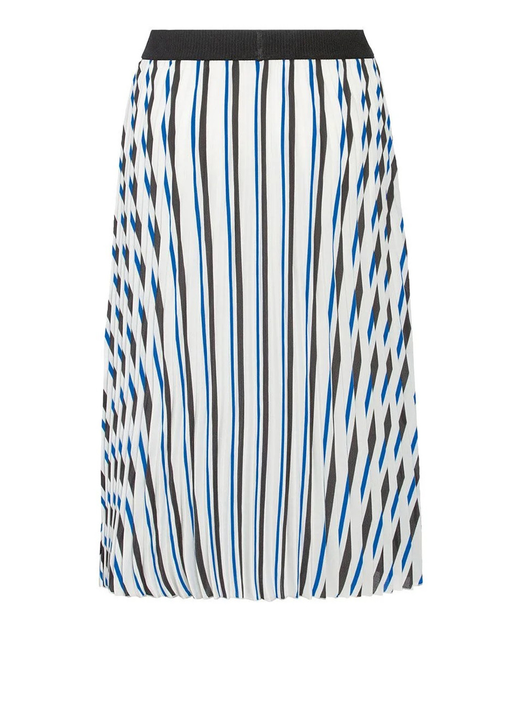 Белая кэжуал в полоску юбка Esmara плиссе