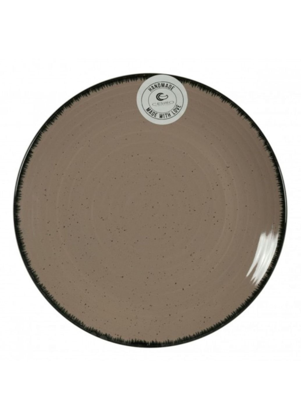 Тарелка подставная Spiral I3070S-G142 26 см кофе с молоком Cesiro (253543331)