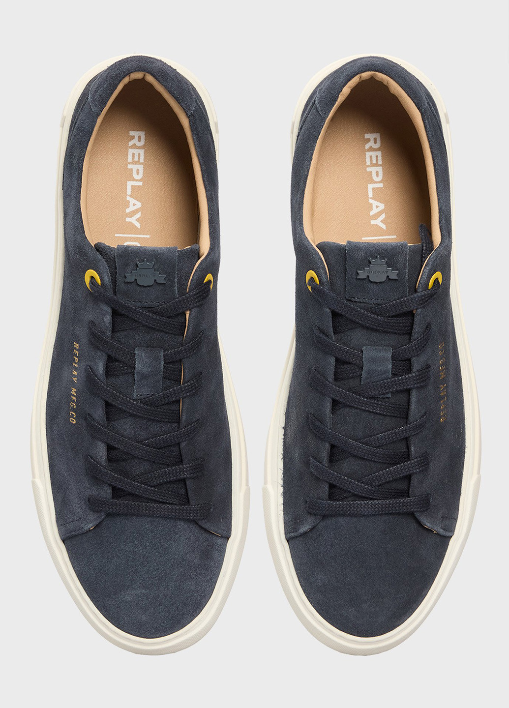 Серо-синие кеды Replay