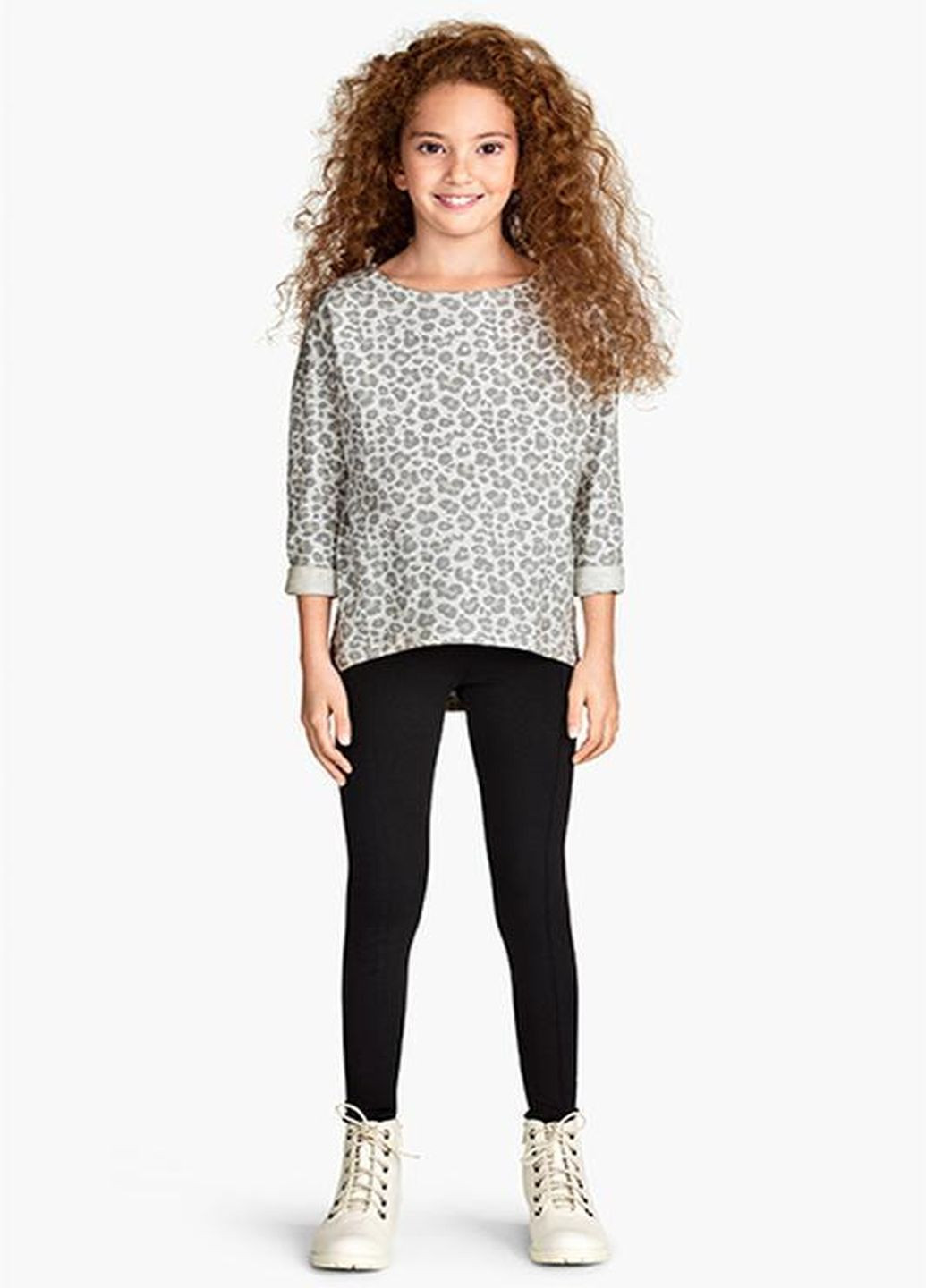 Черные кэжуал демисезонные брюки H&M