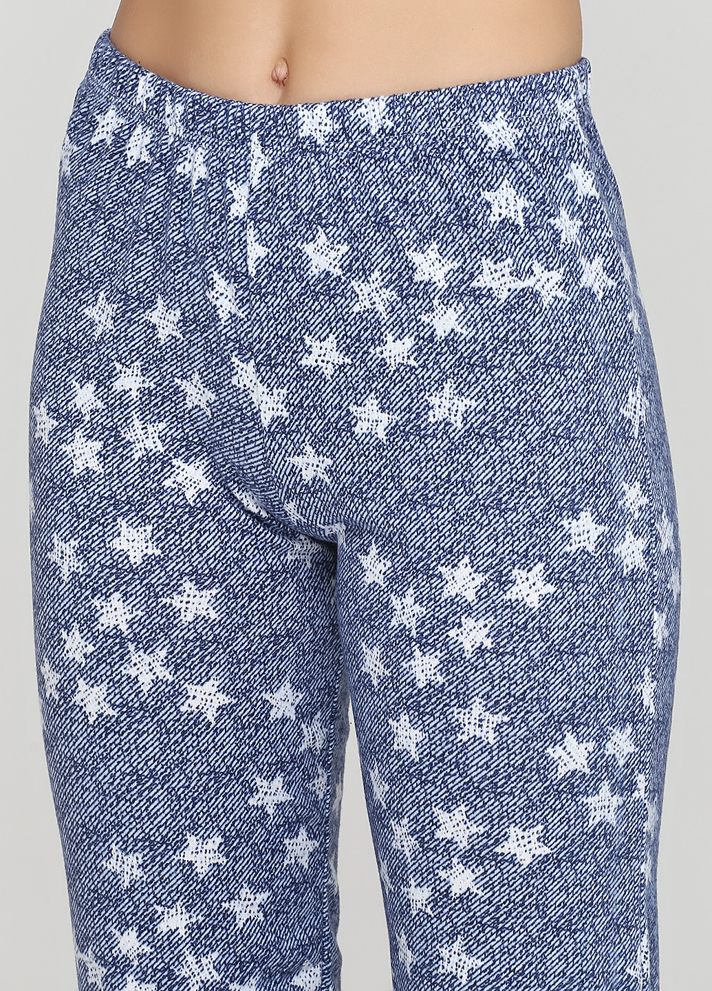 Блакитна всесезон піжама (лонгслів, брюки) лонгслив + брюки Pijamoni