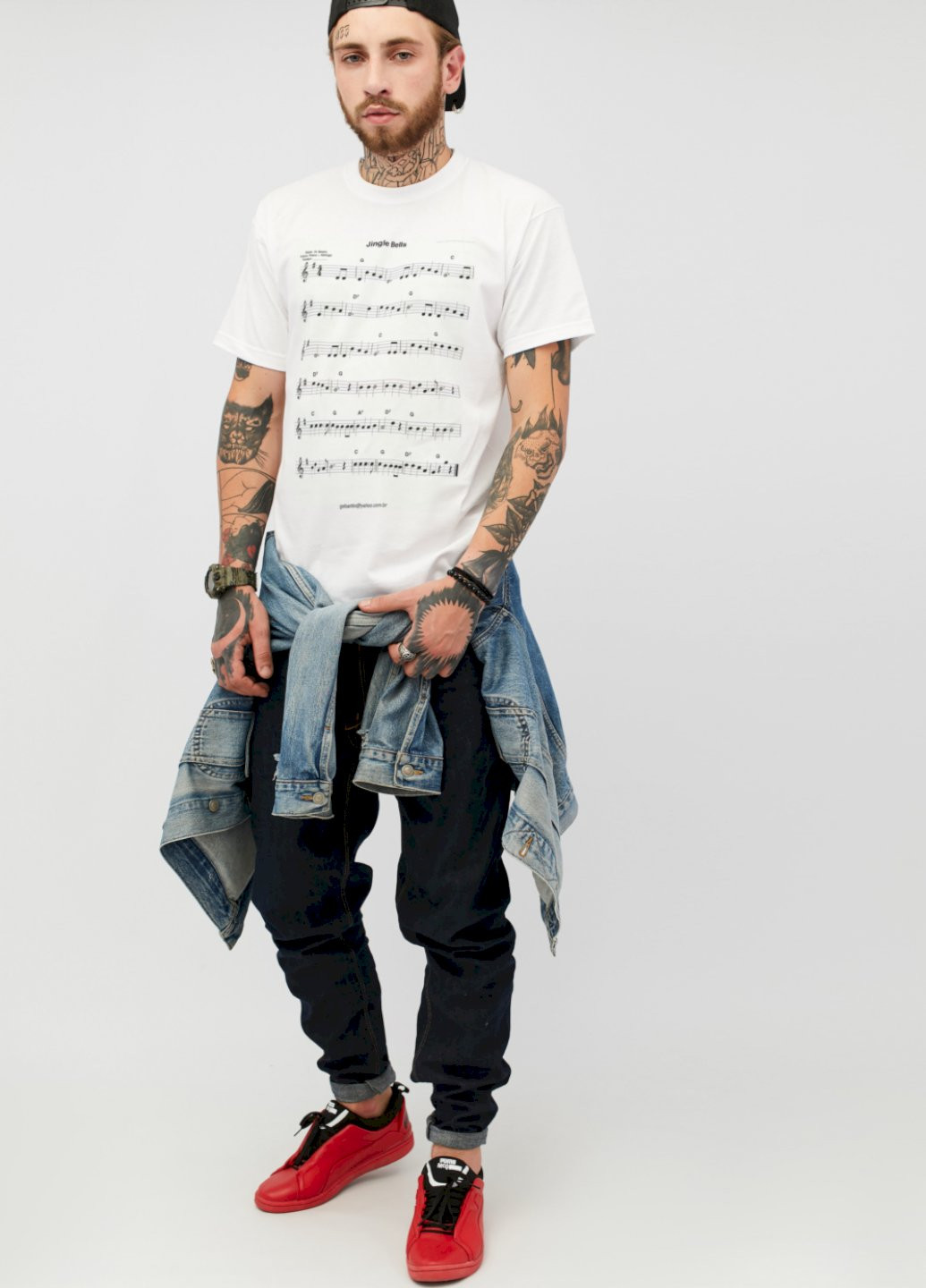 Біла футболка чоловіча YAPPI