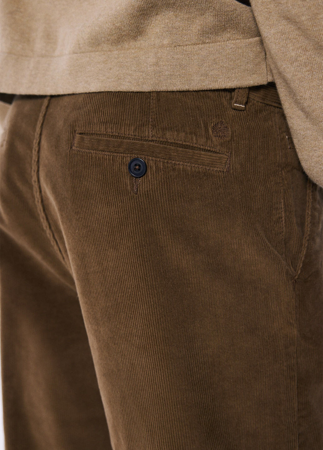 Коричневые кэжуал демисезонные чиносы брюки Springfield