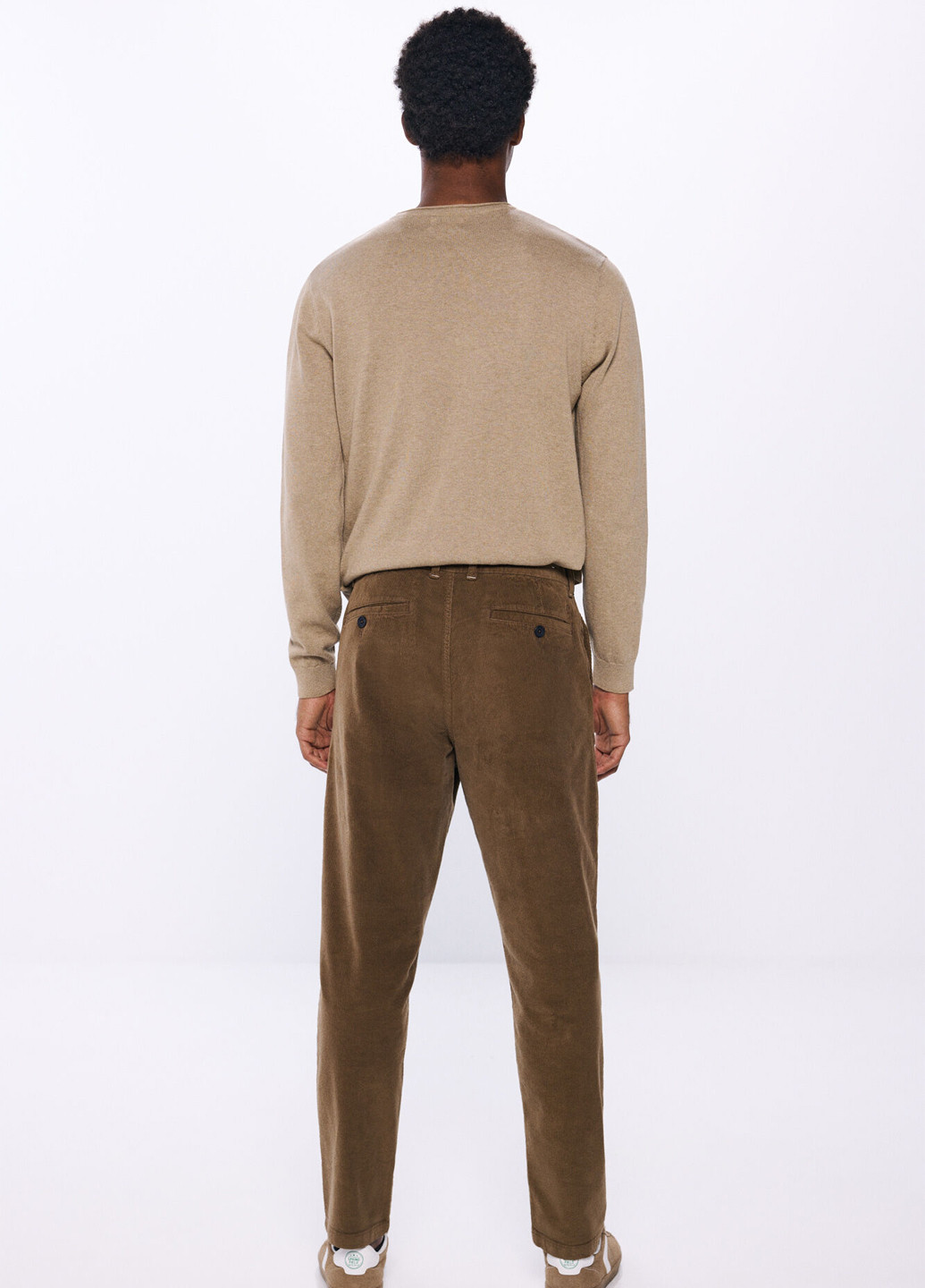 Коричневые кэжуал демисезонные чиносы брюки Springfield