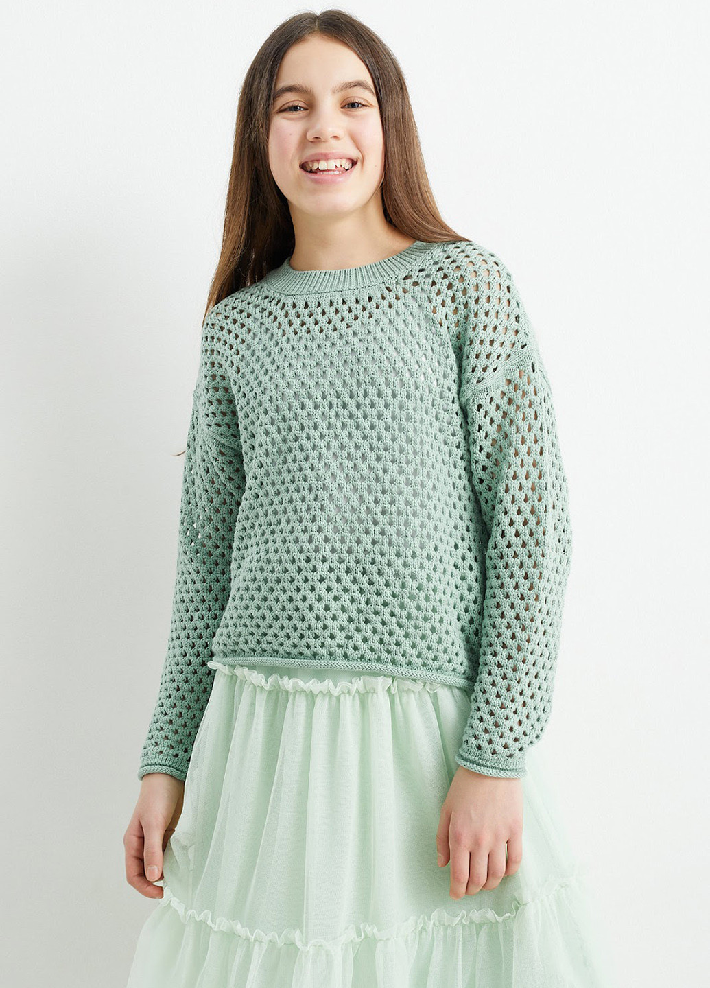 Мятный демисезонный джемпер джемпер C&A