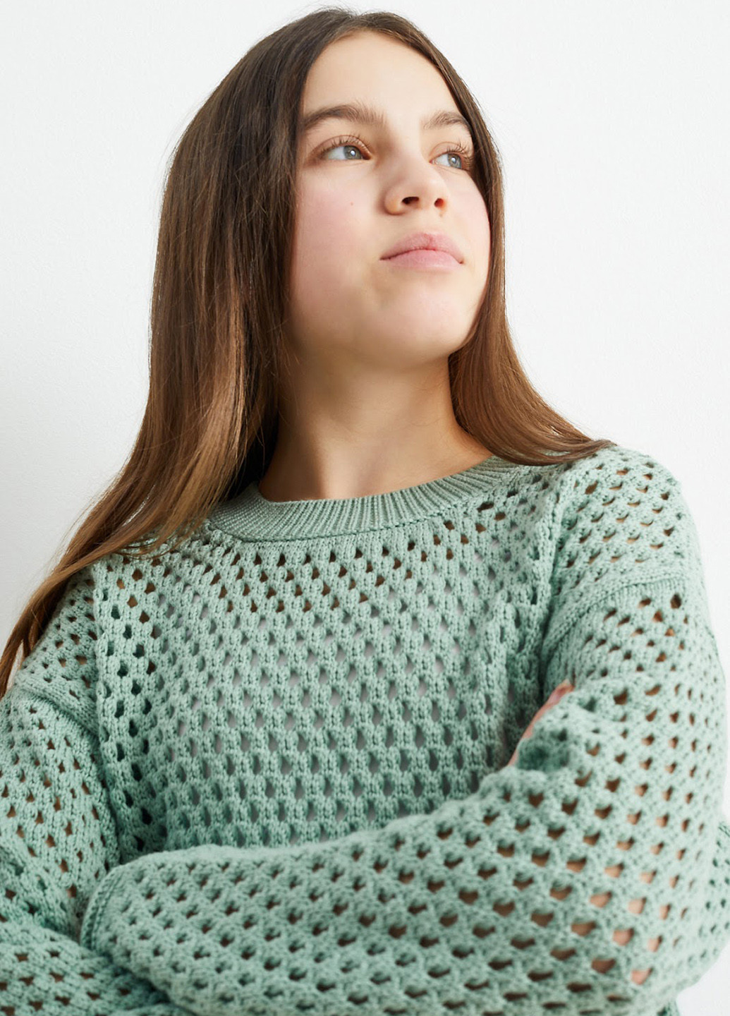 Мятный демисезонный джемпер джемпер C&A