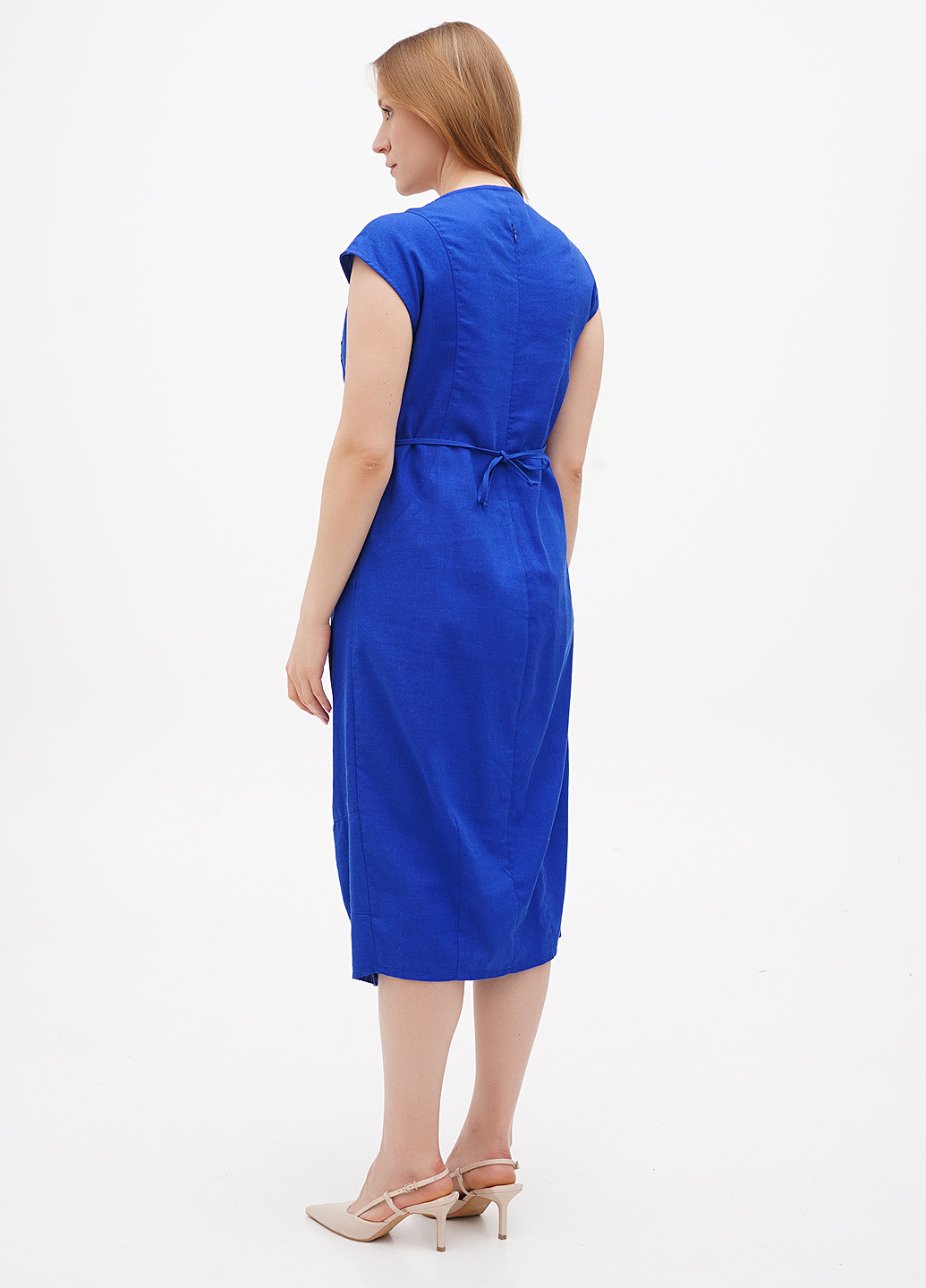 Синее кэжуал платье Ruta-S однотонное