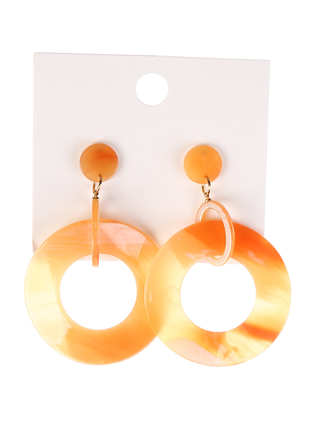 Сережки Forever 21 сережки з підвісками градієнти помаранчеві пластик