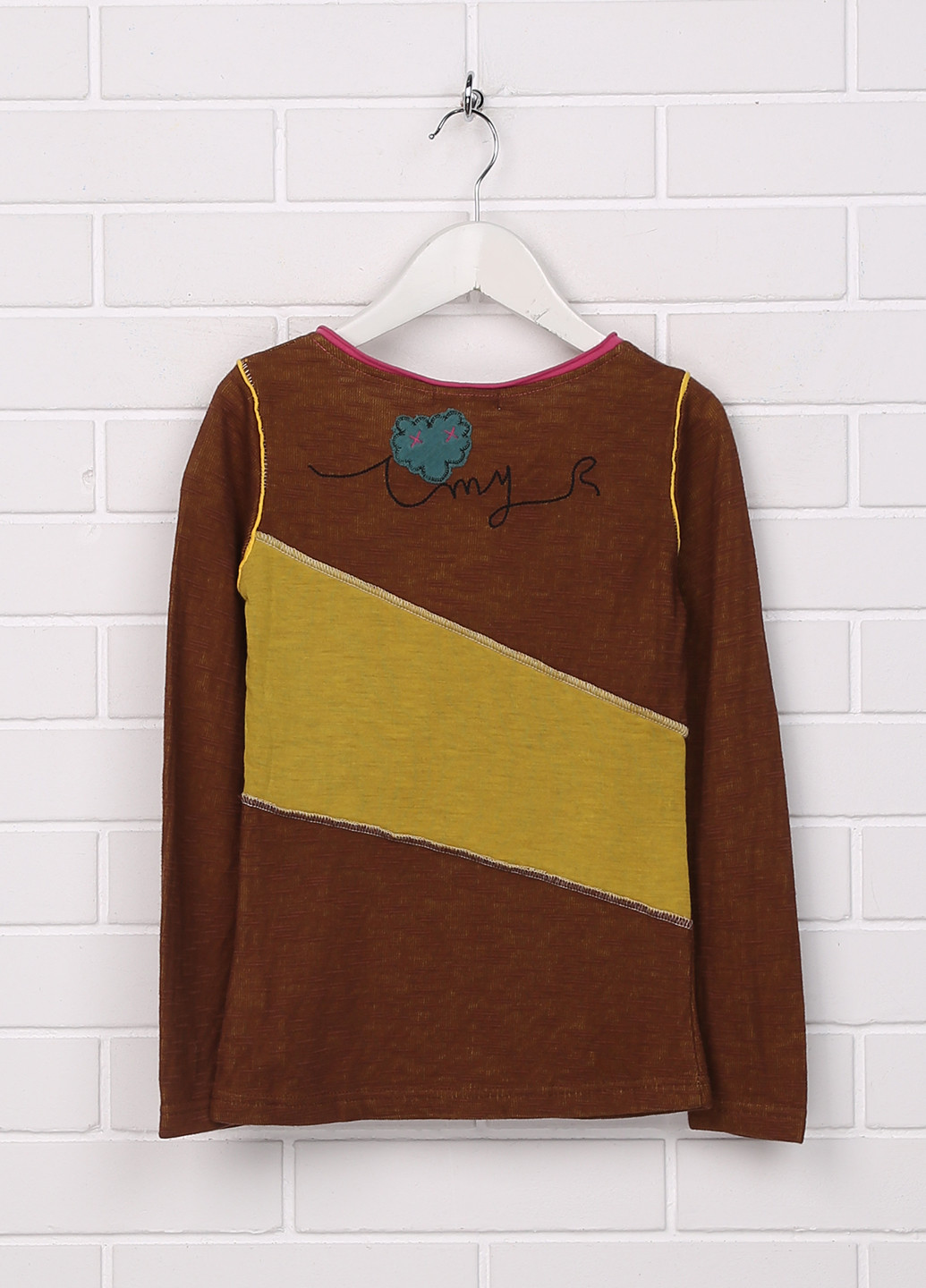 Коричневый демисезонный пуловер пуловер Lixun