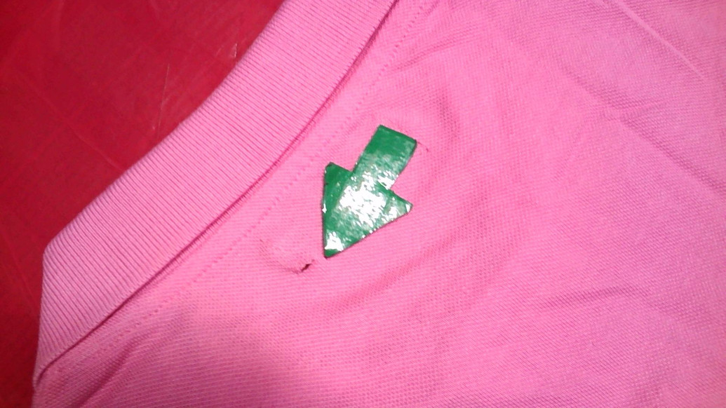 Розовая женская футболка-поло Sinsay однотонная