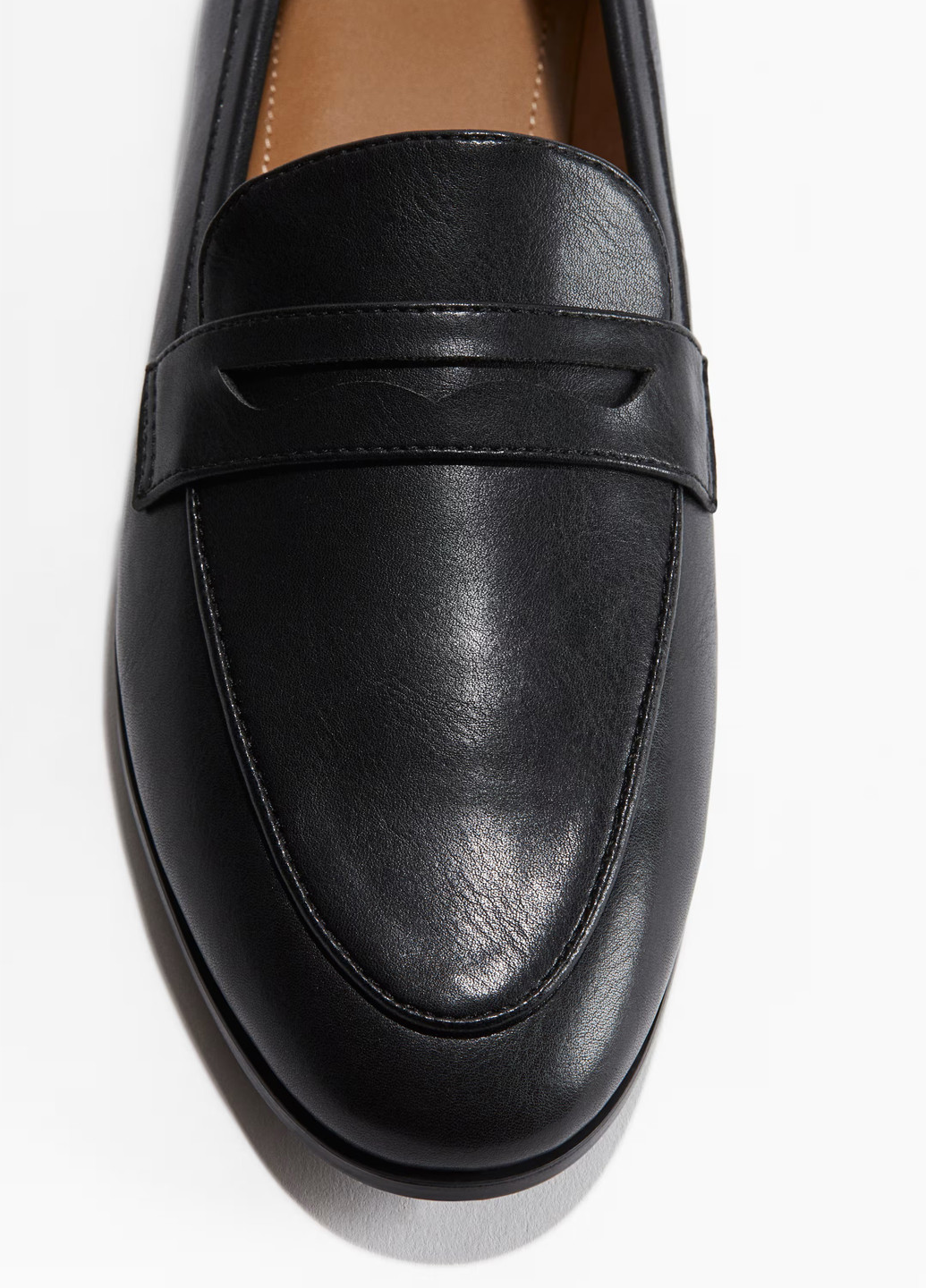 H&M Туфлі лофери чорний з штучна шкіра, швеція — демісезон (369277716)