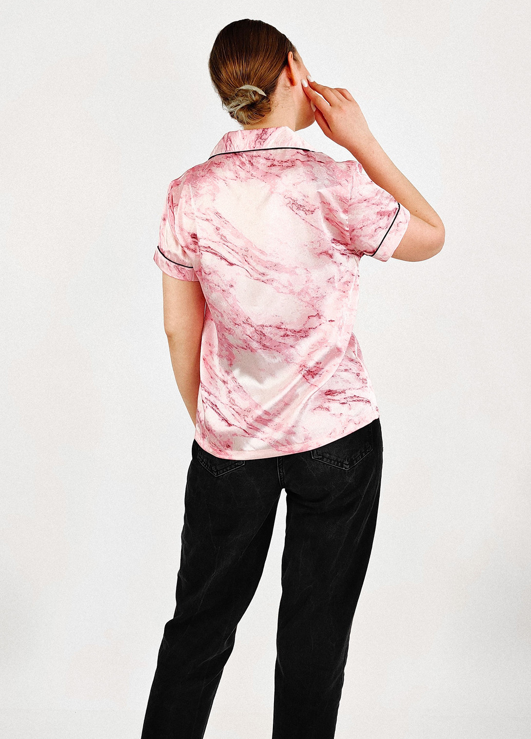 Цветная домашний рубашка с абстрактным узором Boohoo