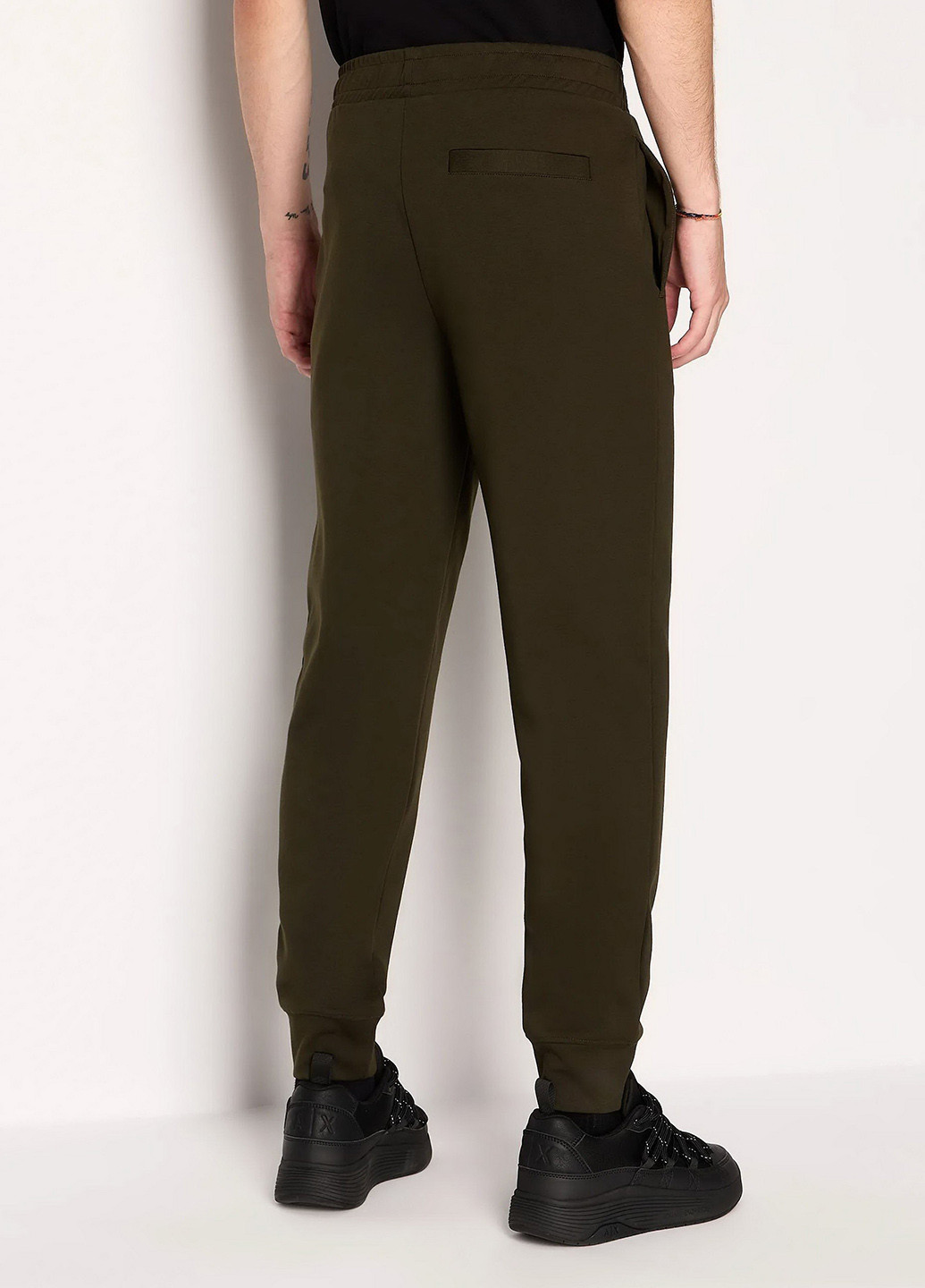 Зеленые кэжуал демисезонные джоггеры брюки Armani Exchange