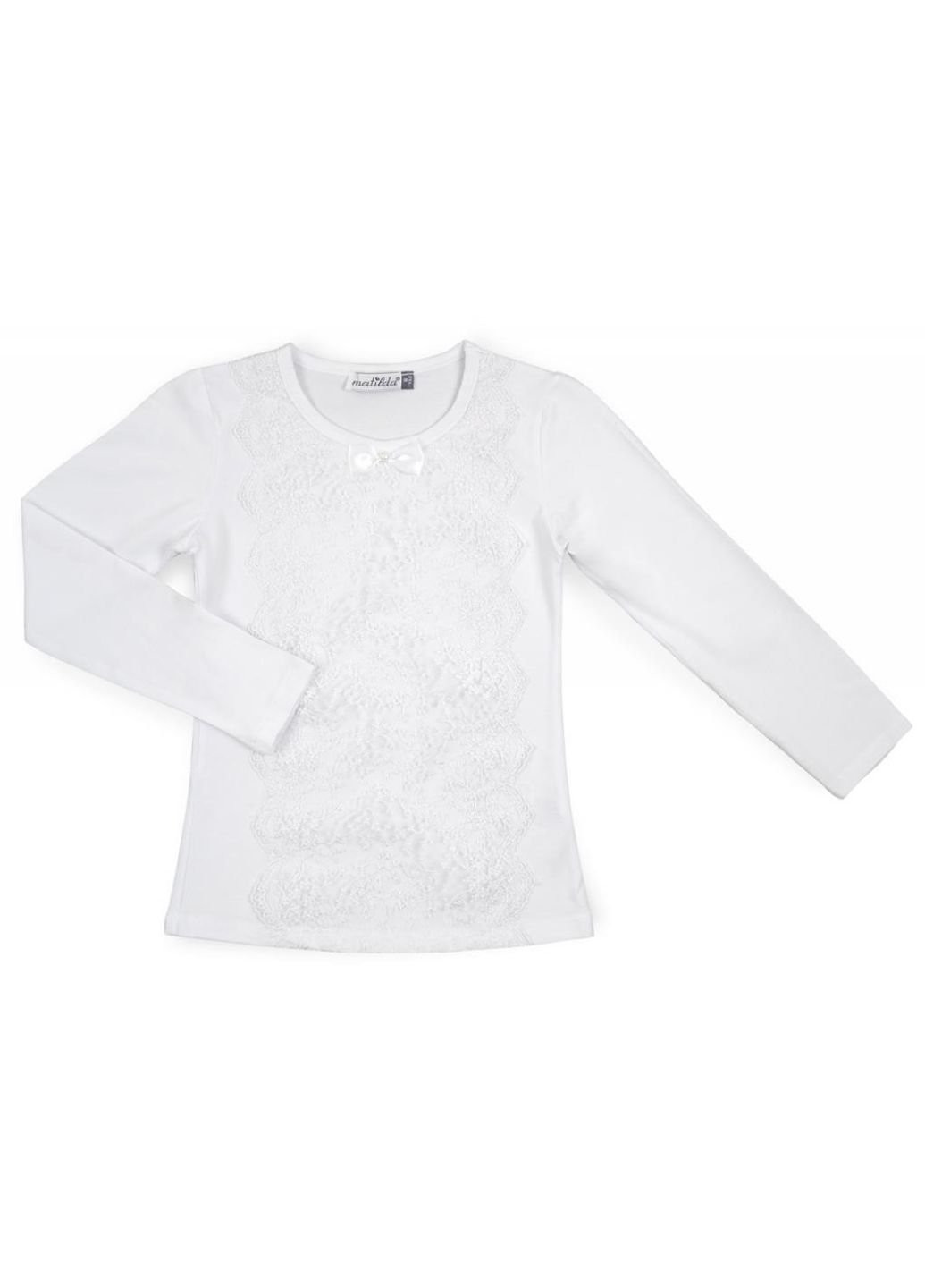 Кофта с кружевом (10498-128G-white) Matilda (251313120)