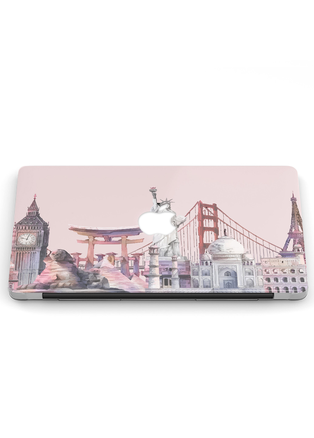 Чехол пластиковый для Apple MacBook Pro 16 A2141 Известные места Мира (Famous places of the World) (9494-2327) MobiPrint (218988129)