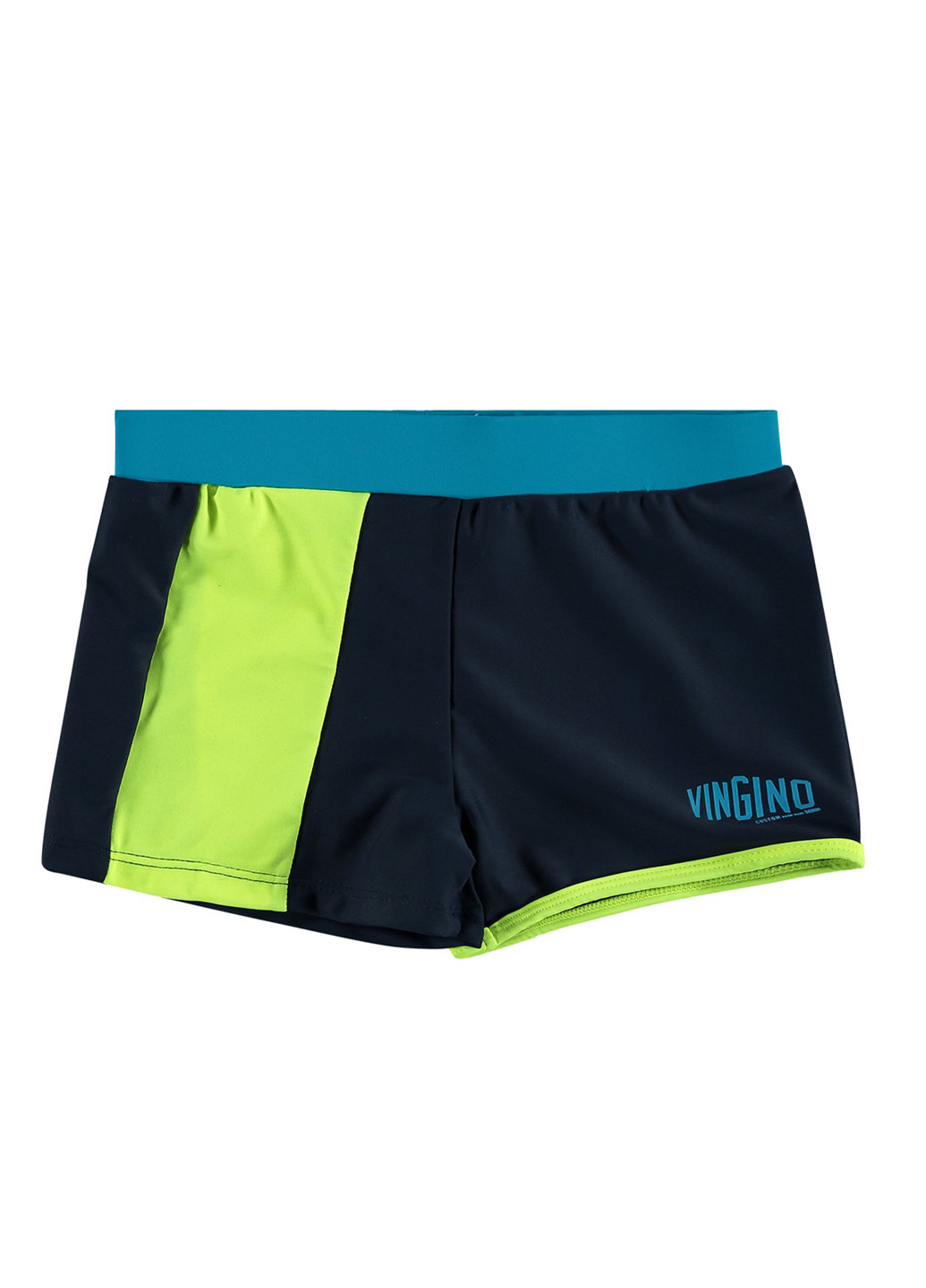 Плавки Vingino боксеры логотипы тёмно-синие пляжные нейлон