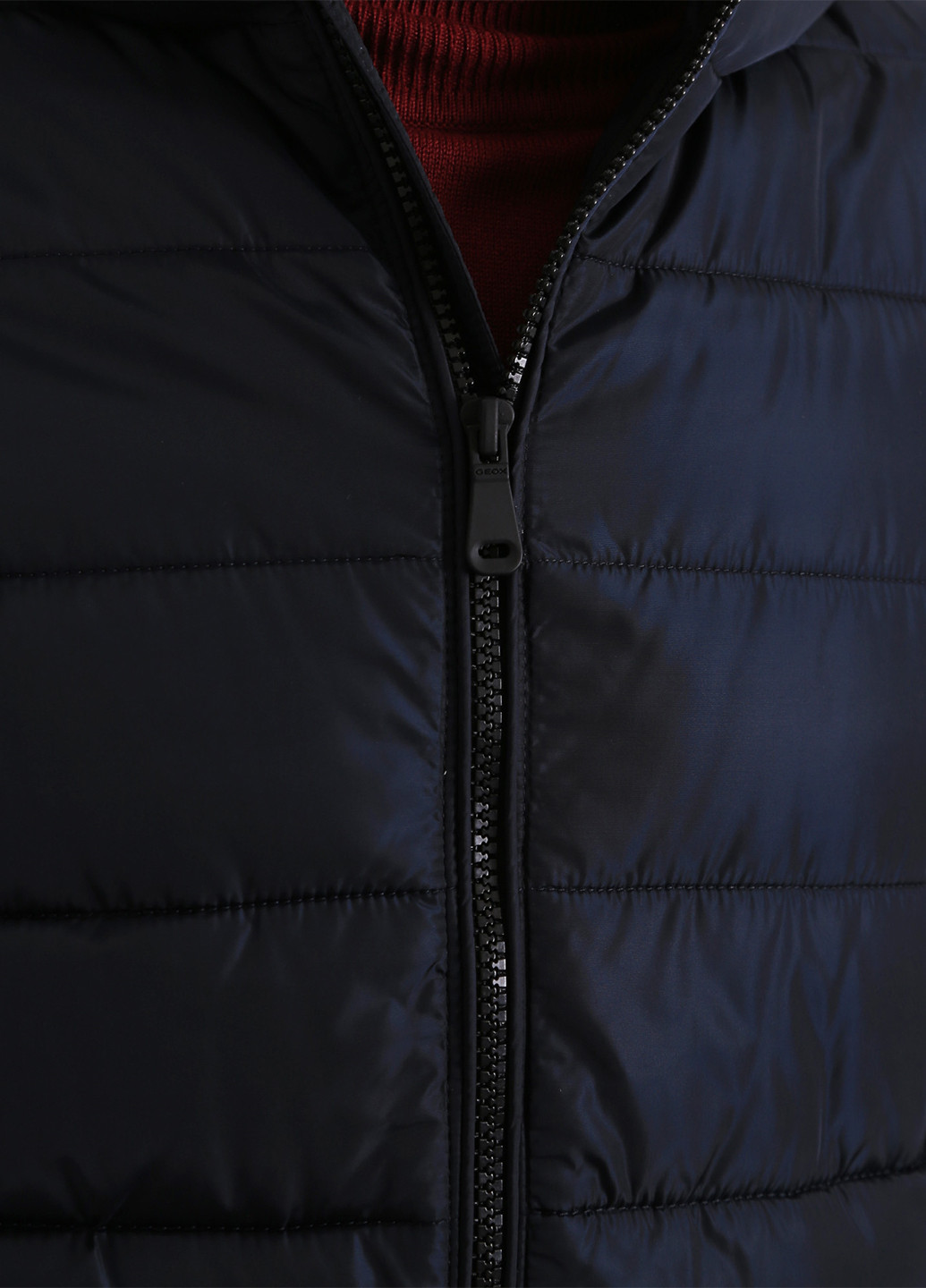 Темно-синя демісезонна куртка Geox