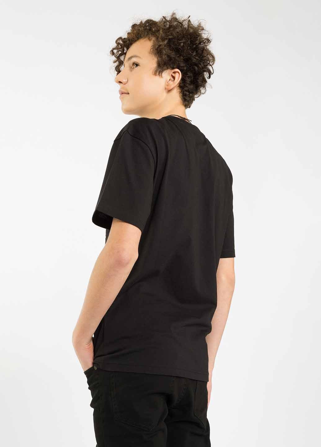 Чорна літня футболка Reporter Young